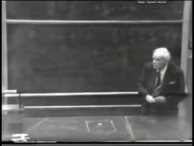 Dirac lecture 1 of 4 - Quantum Mechanics - very clean audio