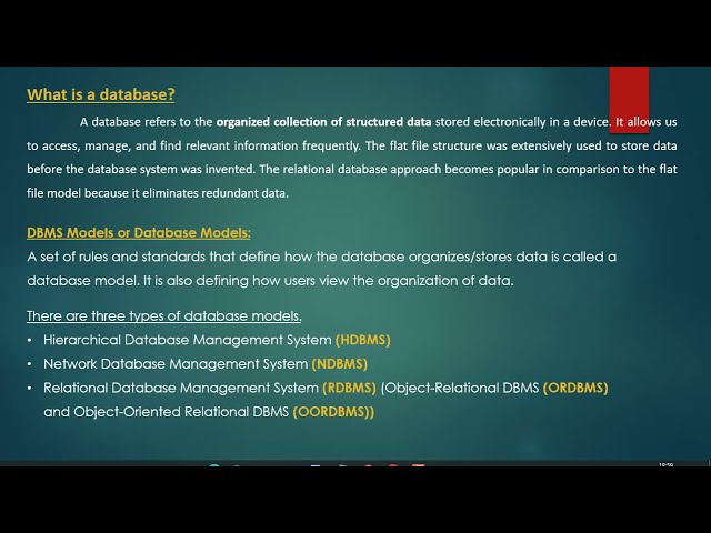 Introduction to RDBMS and ORACLE - Oracle server and SQL Developer setup