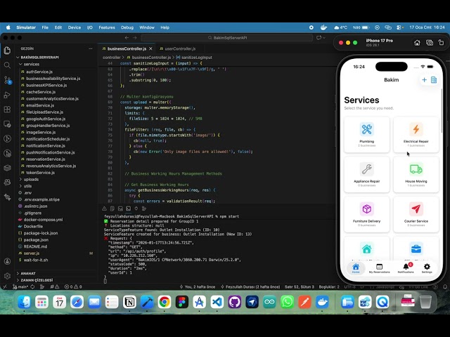 Bakim Mobil Uygulama İGÜN Bilgisayar Mühendisliği Bitirme Projesi
