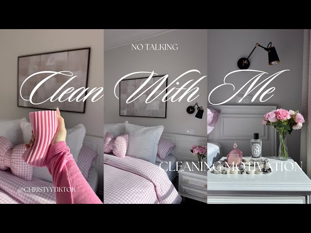CLEAN, RESTOCK & ORGANIZE WITH ME & MORNING ROUTINE 🩷✨cleaning motivation VLOG, cozy asmr