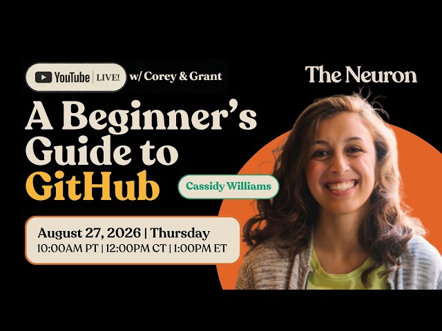 A Beginner’s Guide to GitHub, LIVE with Cassidy Williams