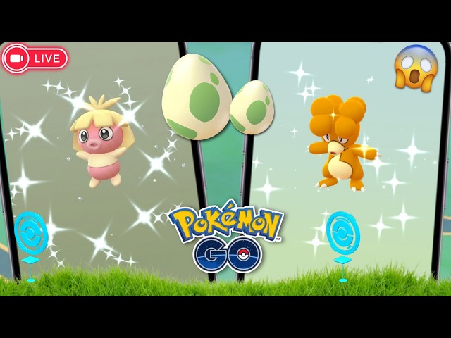 Magby & Smoochum Hatch Day Event Live | Hatching Shiny Baby Pokemons