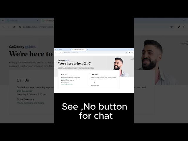 Chat Button Missing on GoDaddy? Here's How to Fix It!