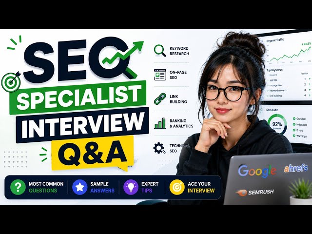 SEO Specialist Interview Q&A | Test SEO, Keyword Research & Technical Optimization Skills | Uplatz