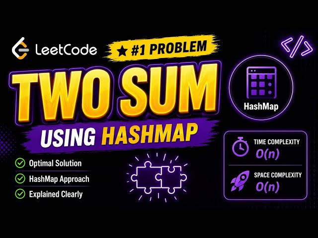 Two Sum | LeetCode Problem 1 | Explained in telugu | #hashmap #leetcode #coding #youtube #education 