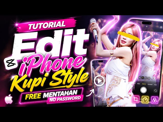 Tutorial Edit iPhone Kupi Style Viral TikTok 🔥 | Cara Membuat Efek Transisi Keren & Smooth