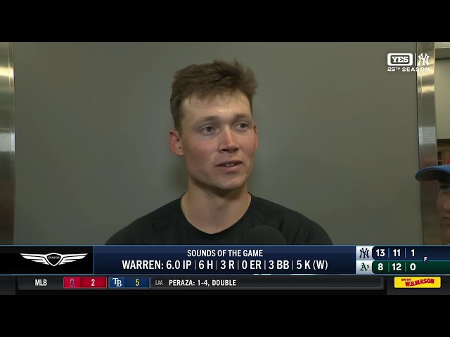 Will Warren earns the win in Sacramento