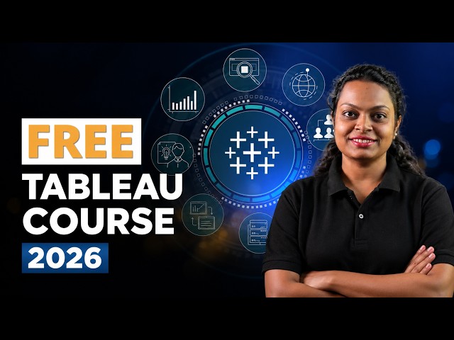 FREE Tableau Masterclass - Data Visualization & Dashboard Tutorial (Full Course)
