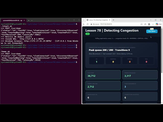 Lesson 78: Detecting Congestion