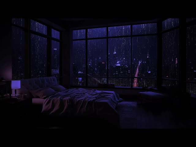 Sinfonía de lluvia urbana: Ambiente perfecto para la paz, el estudio y la relajación 🌧️
