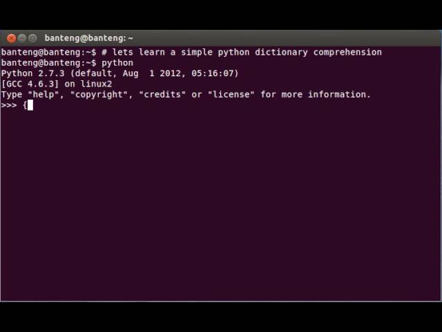 Python Tutorial - Dictionary Comprehensions