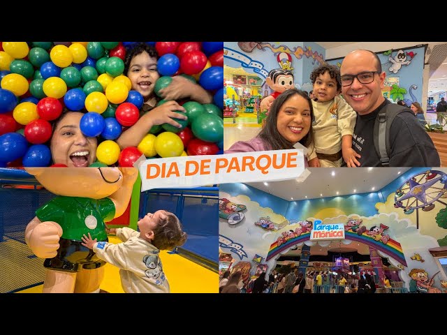NOSSO DIA NO PARQUE DA MÔNICA | Vlog em família 