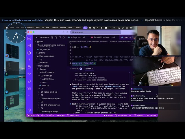for 16 hours I'm coding Python and Java. Let's goo!! (Part 2/2)