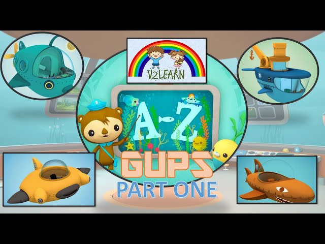 OCTONAUTS | All THE GUPS | From A-M | PART 1 | Know about Gups