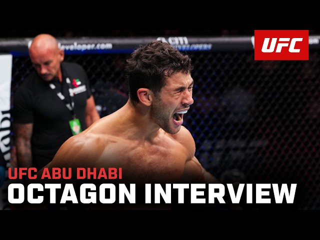 Axel Sola Octagon Interview | UFC Abu Dhabi