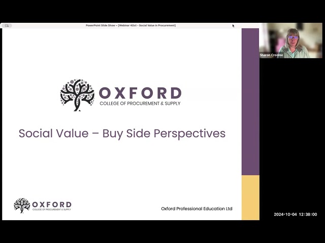 Social Value in Procurement