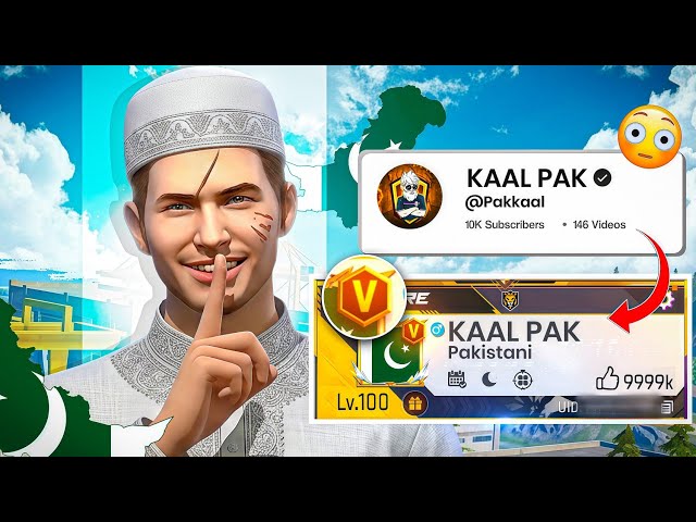 I Became a Pakistani YouTuber For V Badge 😱 But They Caught Me! – Garena Free Fire