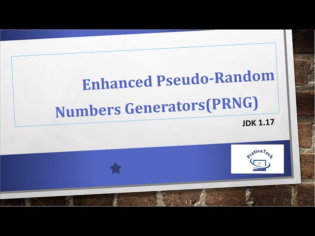 Java 17 Features | Enhanced Pseudo-Random Number Generators | JEP 356