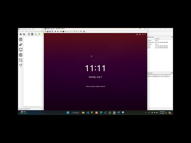 Demonstration of Browser Monitoring Tool with Data Structure Algorithm in GNS3 Simulation
