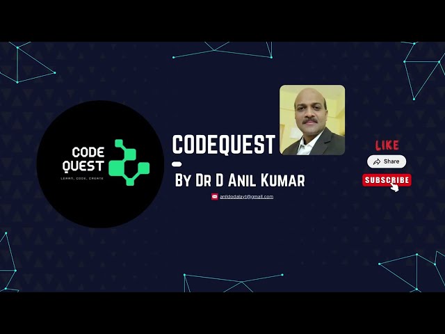 Welcome to Code Quest! | Python, Java, DSA & More!