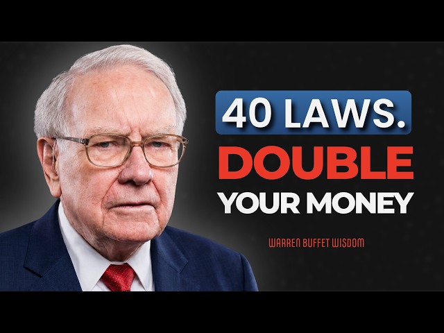 The 40 Laws of Compounding To DOUBLE Your Money