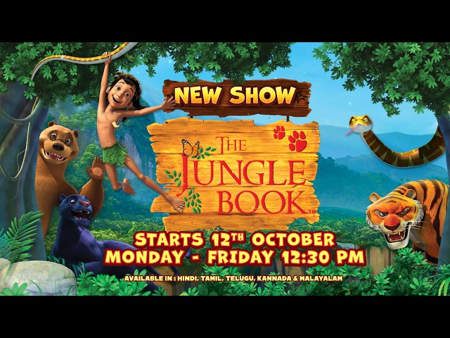 Welcome To The Jungle Of Fun!🌴🤩| The Jungle Book | Starts 12th October | #promo | @cnindia