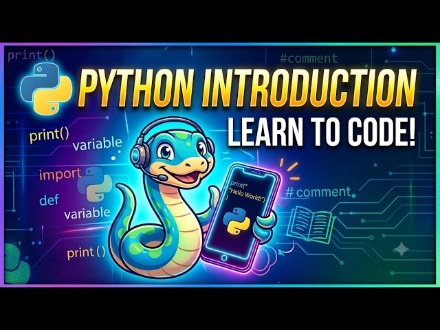 🐍 Python Introduction for Beginners | Learn Python from Scratch