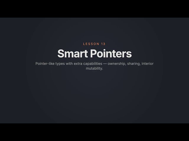 Learn Rust Easily #13 - Smart Pointers