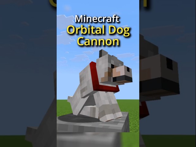 Minecraft Orbital Dog Cannon