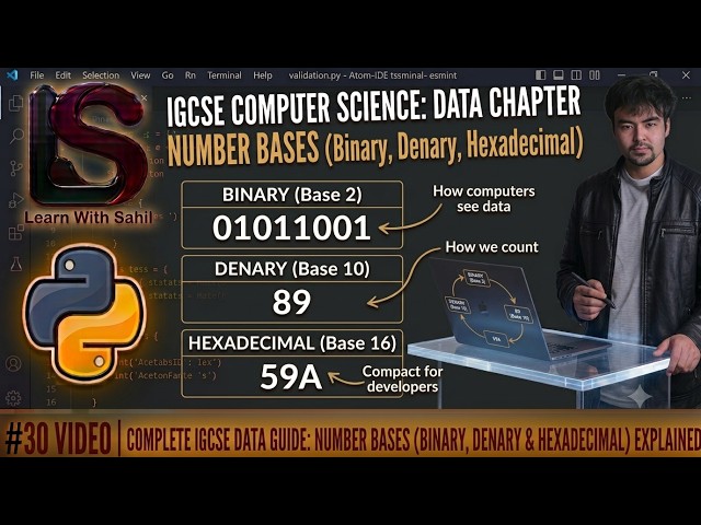 02 Number Systems (number bases) Explained: Binary, Denary & Hexadecimal | IGCSE Computer Science