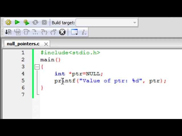 C Programming Tutorial - 57: Null Pointer