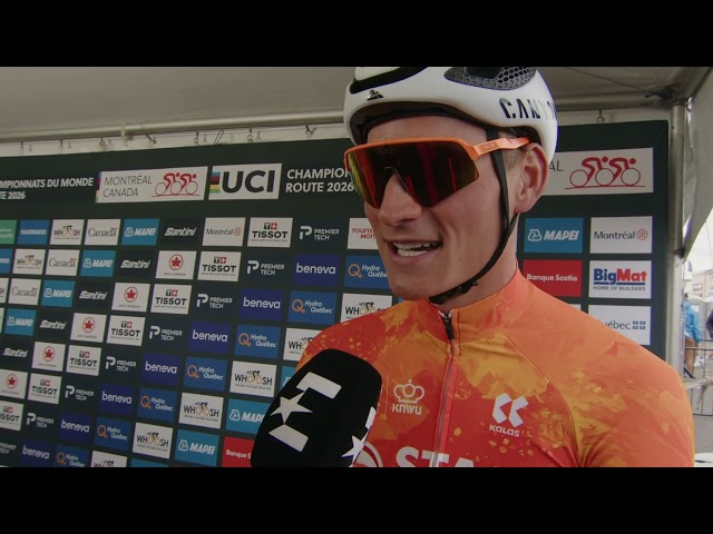 Mathieu van der Poel - Interview at the start - World Championships Montréal 2026