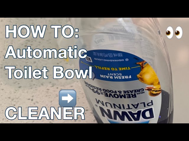 HOW TO: Home Automatic Toilet Bowl CLEANER!