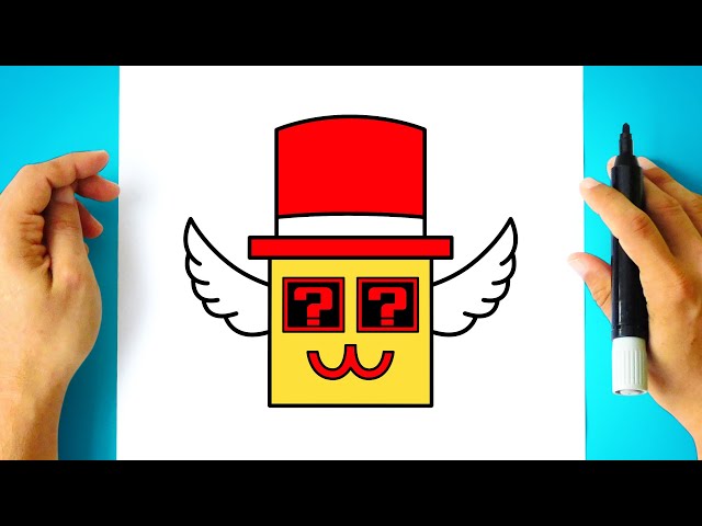 How to DRAW ADMIN LUCKY BLOCK - How to DRAW ADMIN LUCKY BLOCK - Steal a Brainrot - Roblox