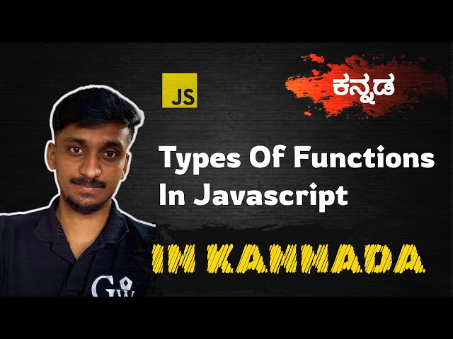 Master All Types of JavaScript Functions | Complete Guide in Kannada