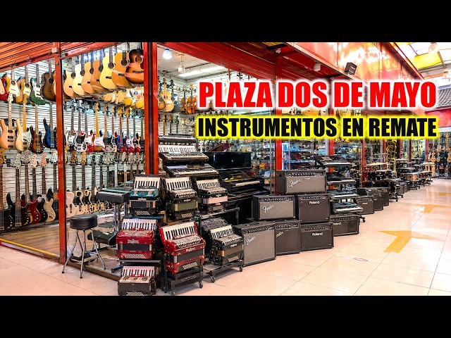 REMATE DE INSTRUMENTONS MUSICALES EN LA PLAZA DOS DE MAYO 2026.