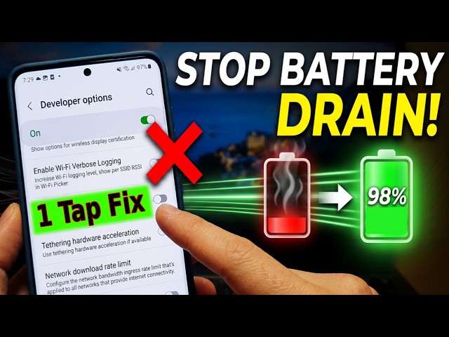 Turn This Off Now To STOP Battery Drain! This Setting Is Secretly Reducing Your Battery Life