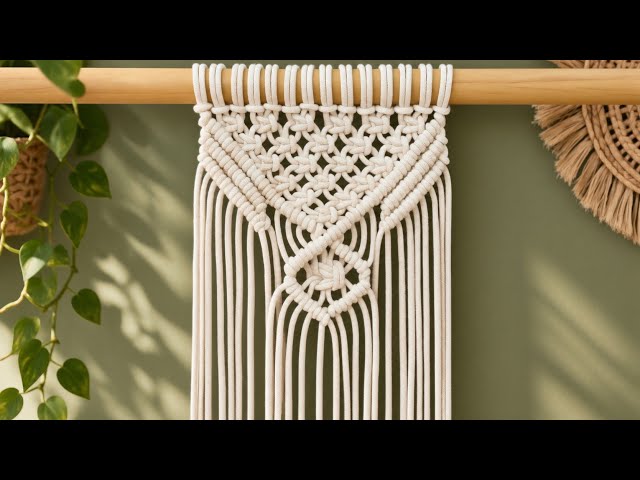 Macrame Wall Hanging Tutorial | Easy Boho Pattern for Beginners