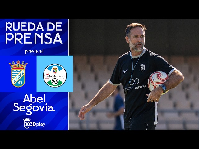 Abel Segovia press conference ahead of Xerez CD vs. Ciudad de Lucena