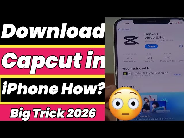 iPhone me Capcut kaise Download kare 2026 | How to Download Capcut in iPhone | Capcut in iPhone |