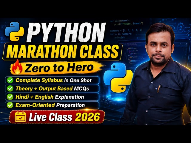 Python Marathon Live Class