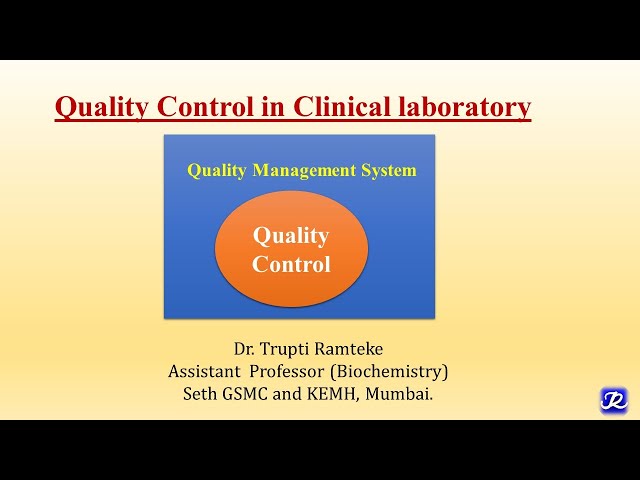 Part-1| English |Laboratory Quality Control | Basics | Biochemistry | N'JOY Biochemistry