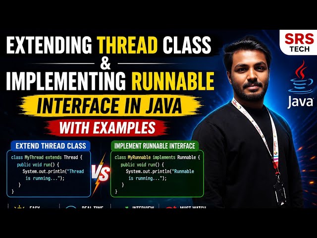 Extending Thread Class vs Implementing Runnable Interface in Java 