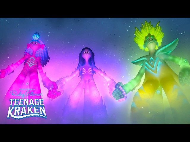 Kraken Family Teams Up To Fight Mermaid Queen! 🧜‍♀️ | Ruby Gillman, Teenage Kraken | Together Time