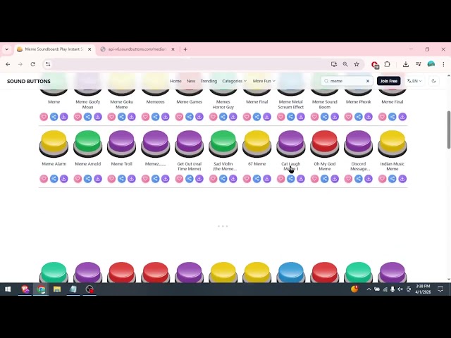 SoundButtonsMax.com | Create Funnier Videos with Better Sounds