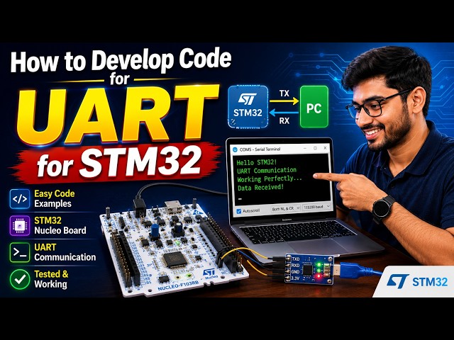 UART Programming using STM32 | UART Program | USART using STM32 | UART Driver code | UART Bare metal