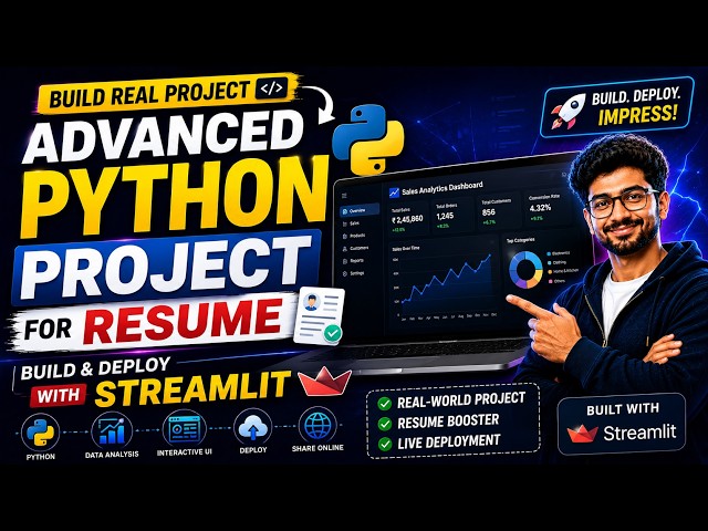 Build a Job-Ready Python Project | Streamlit Deployment | TTIDA