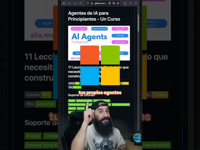 Curso de Microsoft para crear Agentes con IA