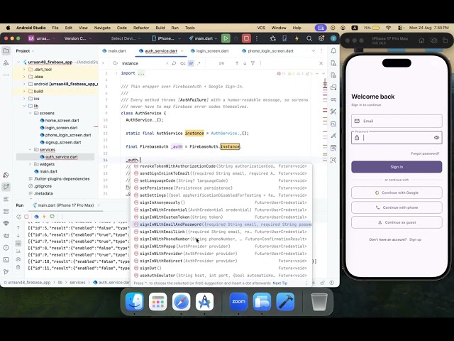 Flutter Lecture 18: Firebase with Flutter Part 3 Batch 48