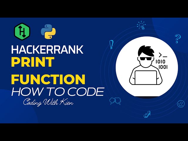 Print Function with Python | HackerRank Challenge | Problem Solving | CodingWithKien